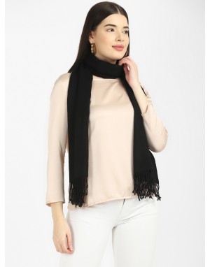 Plain Stole Navy Blue